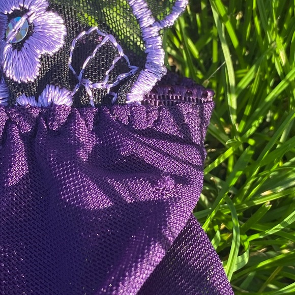 4 FOR 40!!!! Y2K Purple Lingerie Cami Top - Picture 3 of 3